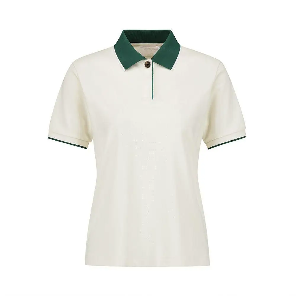 Women 2026 New Golf Short Sleeve POLO Tee Ice Silk Quick Dry Slim Shaping Fashion Female Outdoor Sports T-shirt