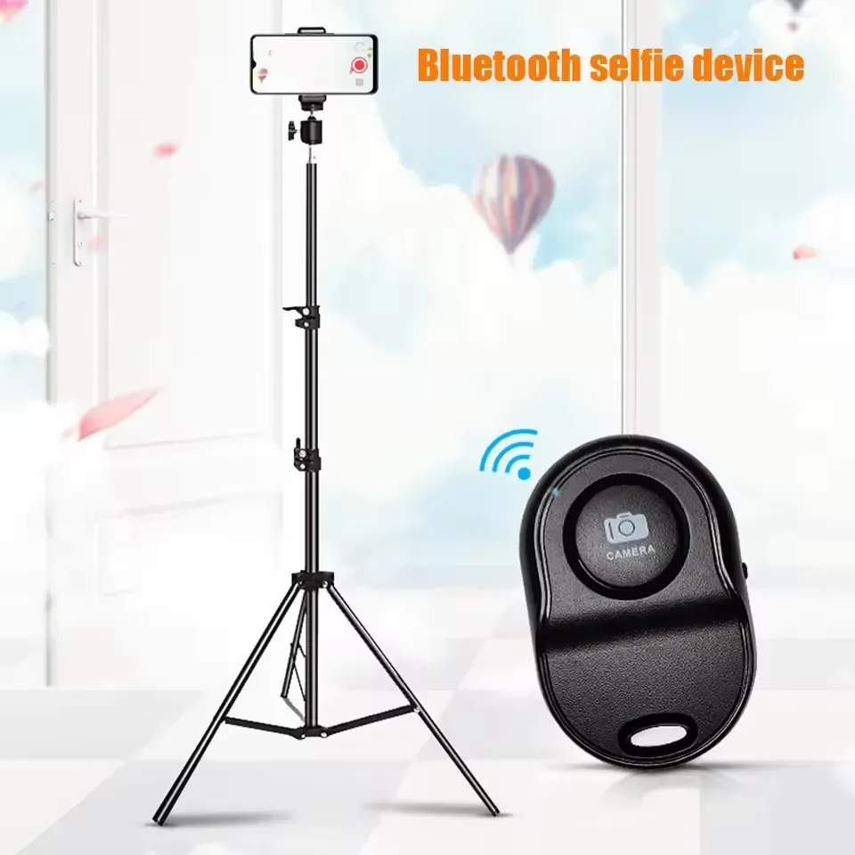 Mini Wireless Controller Self-timer Bluetooth-compatible Remote Control Button Camera Stick Shutter Release Phone Photo Selfie