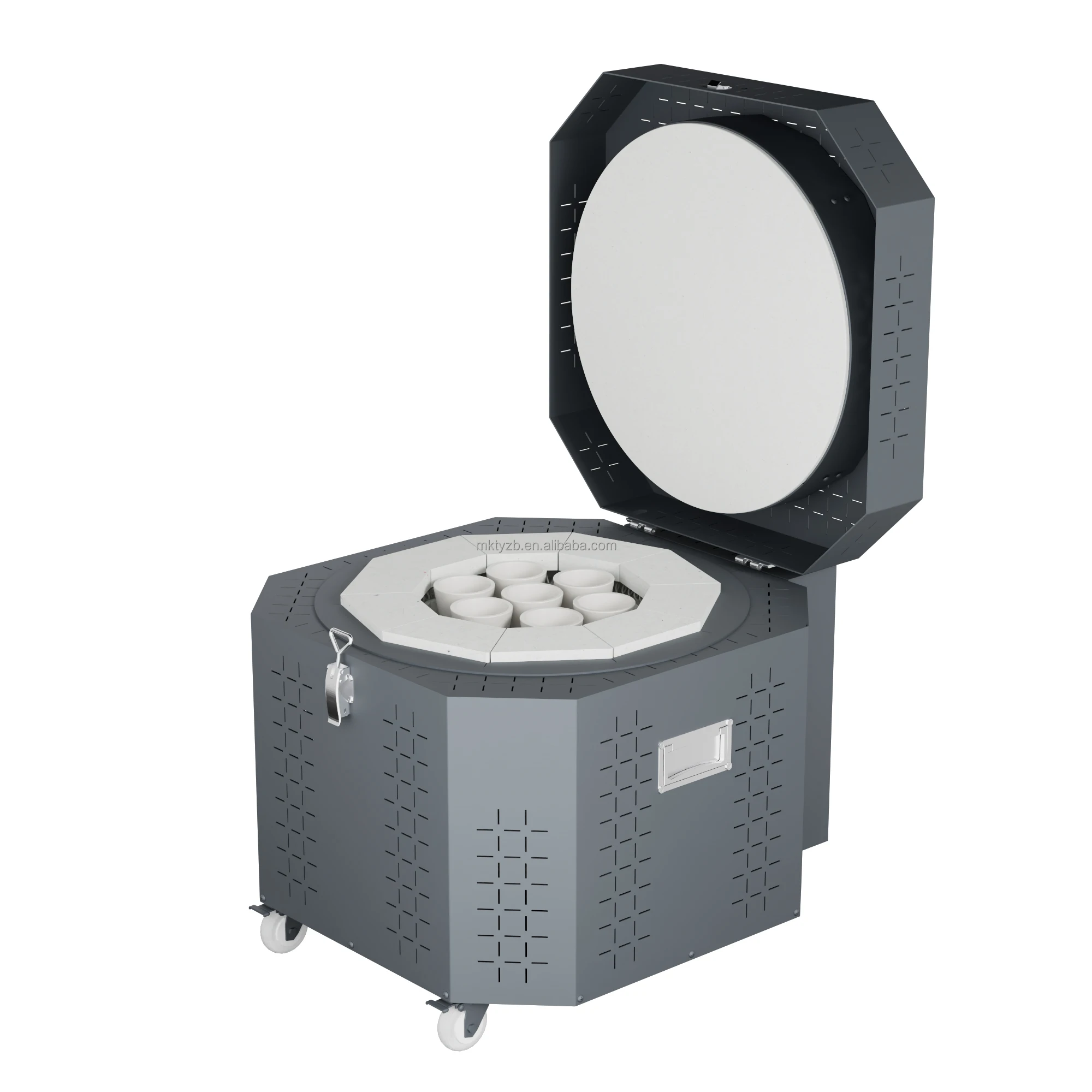 1300C Degree Energy Saving Test Pottery Kiln Electric Kiln on the Table