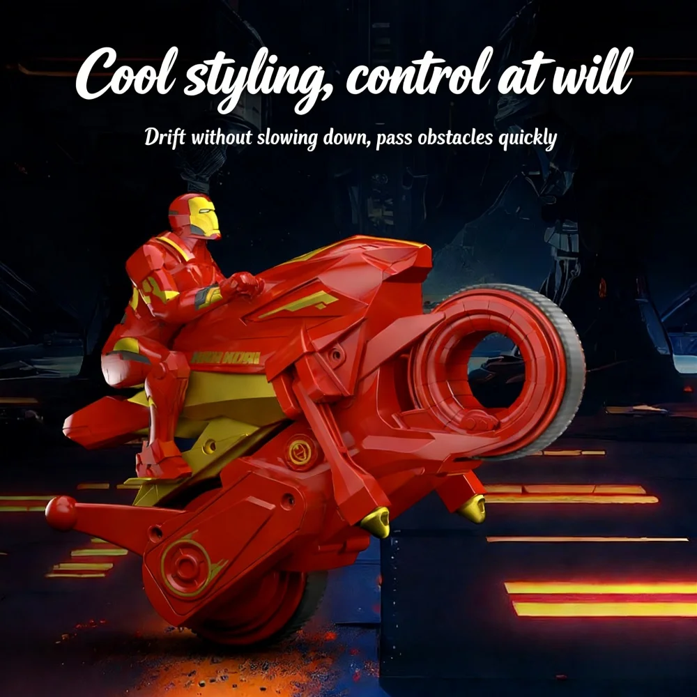 

Оригинальная радиоуправляемая машинка The Avengers Iron Man 2,4 ГГц, высокоскоростная игрушка на пульте управления, перезаряжаемая, для мальчиков, подарки на день рождения и Рождество