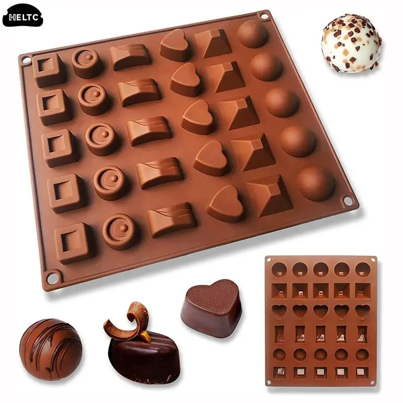 1PCS Useful Reusable 3D Silicone Macaron Macaroon Pastry Oven Bakeware Mould Sheet Mat 30-Cavity DIY Mold Bakeware Mat Tools