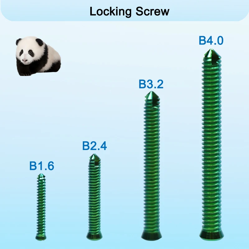 

Locking Screw Titanium Alloy Locking Screwdriver Veterinaria Orthopedics Implant Surgical Instruments Pet Medical Supplies 5pcs