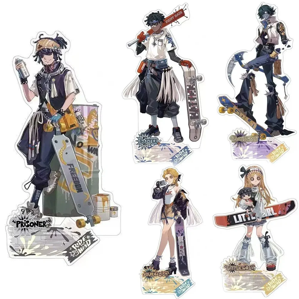 الهيب هوب أنيمي على الجليد الهوية الخامس لتقوم بها بنفسك مزدوج الإدراج حامل الاكريليك لعبة الشكل محظوظ ريزنيك إيما وودز نموذج لوحة لعبة دمية #1