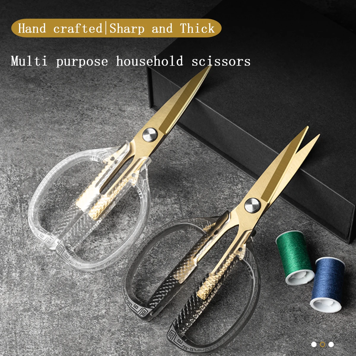 1Pc Newly Upgraded Strong Tailor Scissors Stainless Steel Sewing For Household Kitchen Multifunctional