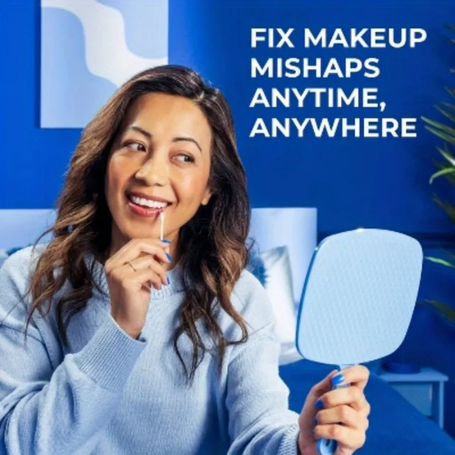 أطراف دقيقة لمسحات القطن - 30 عددًا، مثالية لتثبيت ميشابس الماسكارا واللمس أثناء التنقل