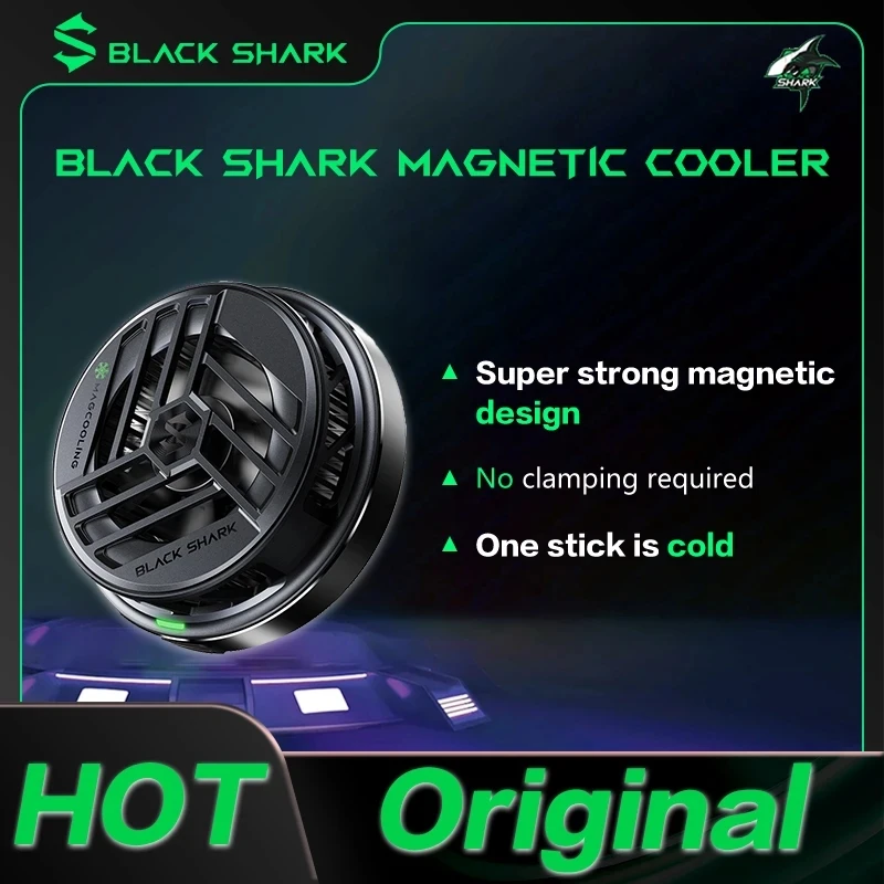 

Original Black Shark Magnetic Cooler for Gaming Phone for Black Shark 5 5 Pro Rog oneplus Xiaomi Poco Pad Fast Cooling