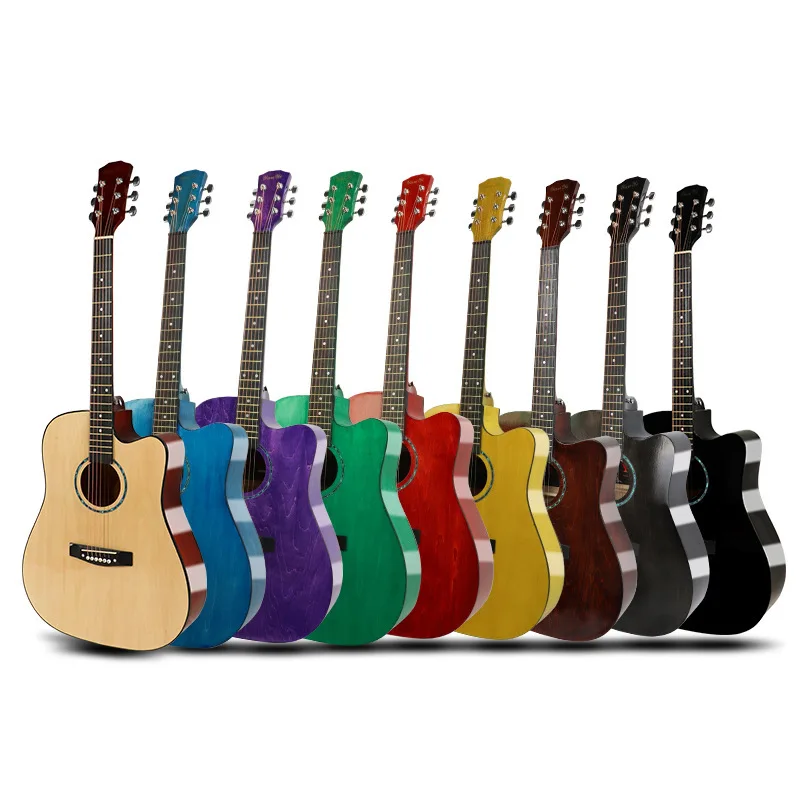 YYHC-Manufacturer's direct sales of 38 inch guitars, beginner guitars, folk and wooden guitars for foreign trade export to Guita