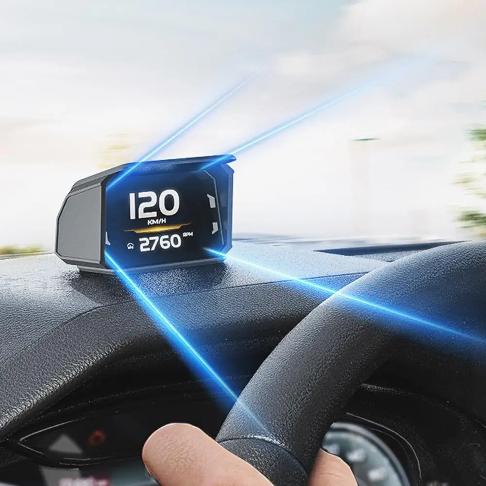 

Head Up Display Car HUD For Center Console Installation Oil Pressure And Turbo Readout For Fuel Vehicles 2008-Up