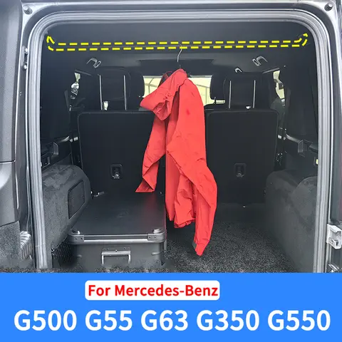 메르세데스-벤츠 W463 W464 G500 G55 G63 G350 G550 트렁크 특수 행잉 로드 의류 행어 인테리어 특수 개조