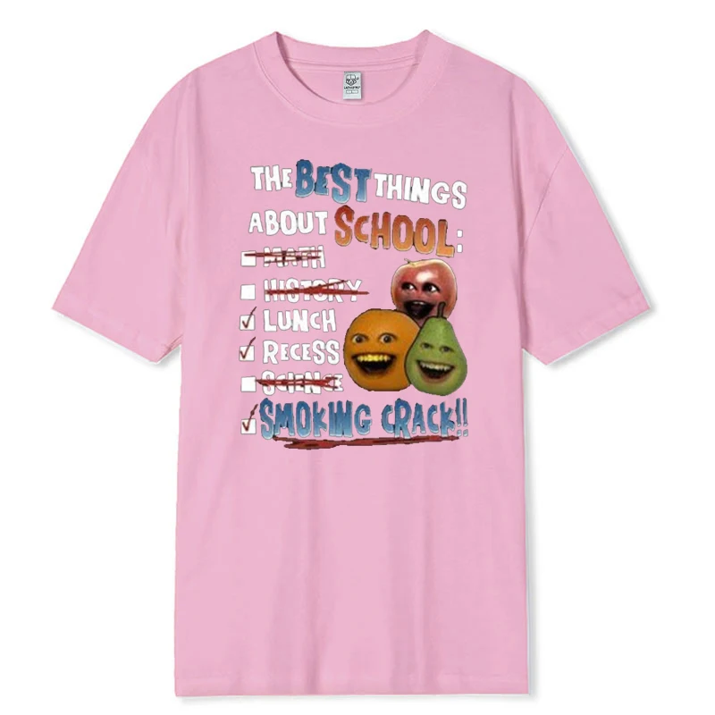 تي شيرت مزعج أفضل الأشياء حول المدرسة تي شيرت برسومات مضحكة للرجال والنساء والأطفال تي شيرت قطني عتيق عصري رائع #2