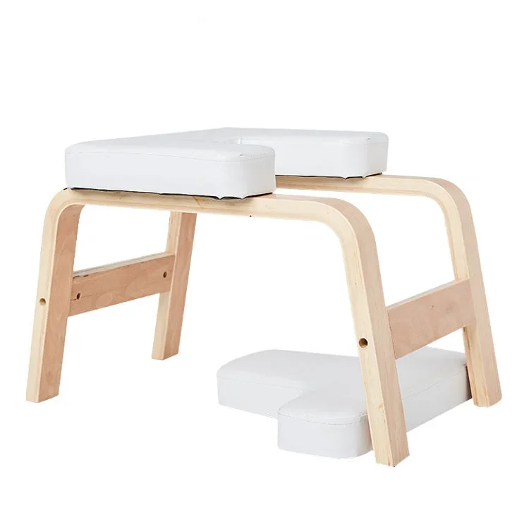 

Yoga fitness handstand chair solid wood yoga auxiliary handstand stool multifunctional handstand chair