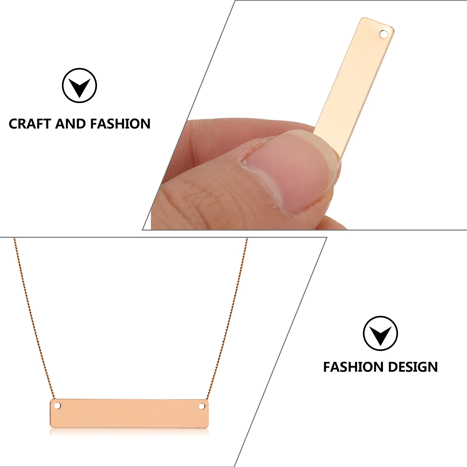 

20pcs Blank Bar Pendant Charms Diy Jewelry Making Key Chain Necklace Craft Stamping Blank Bar Charm For Diy Pendant Stamping