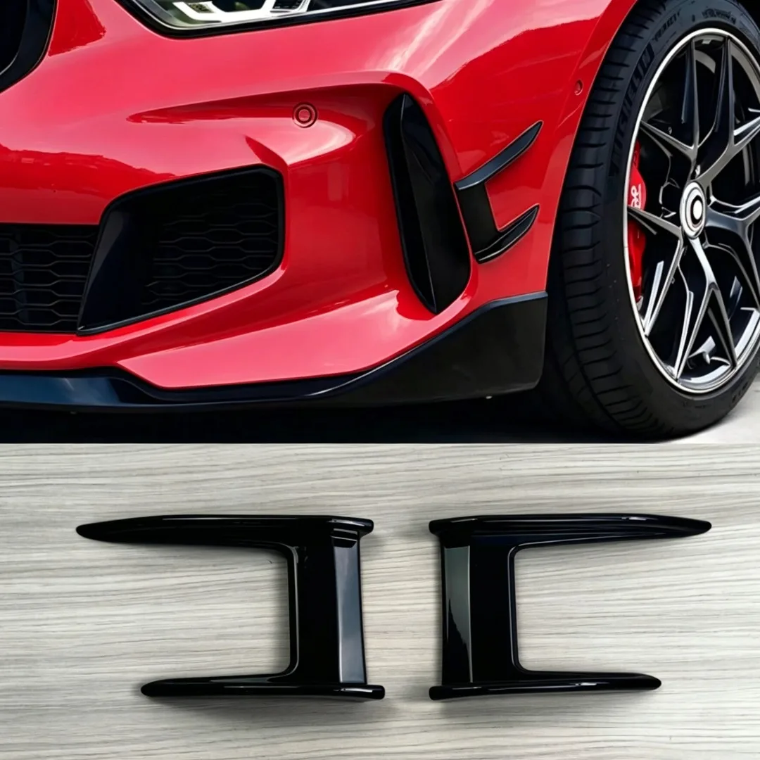Frontstoßstangen-Seitensplitter für BMW 1er F40 118i M135i 128ti 120d 2020-2023 Karosserie-Kit Tuning Styling Zubehör Erweiterung – Detail 10