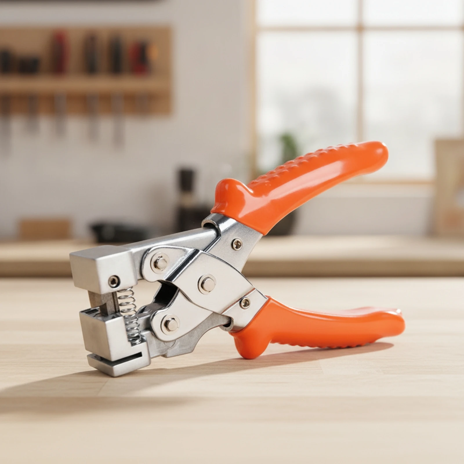 Hemming Plier with Spring-Loaded Return Mini Edge Seaming Pliers Hand Seamer Ergonomic Tools Long-Lasting for DIYers