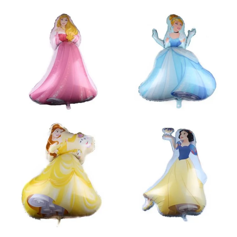 Snow White Cinderella Sleeping Beauty Princess Aluminum Film Balloon Cartoon Princess Series Party