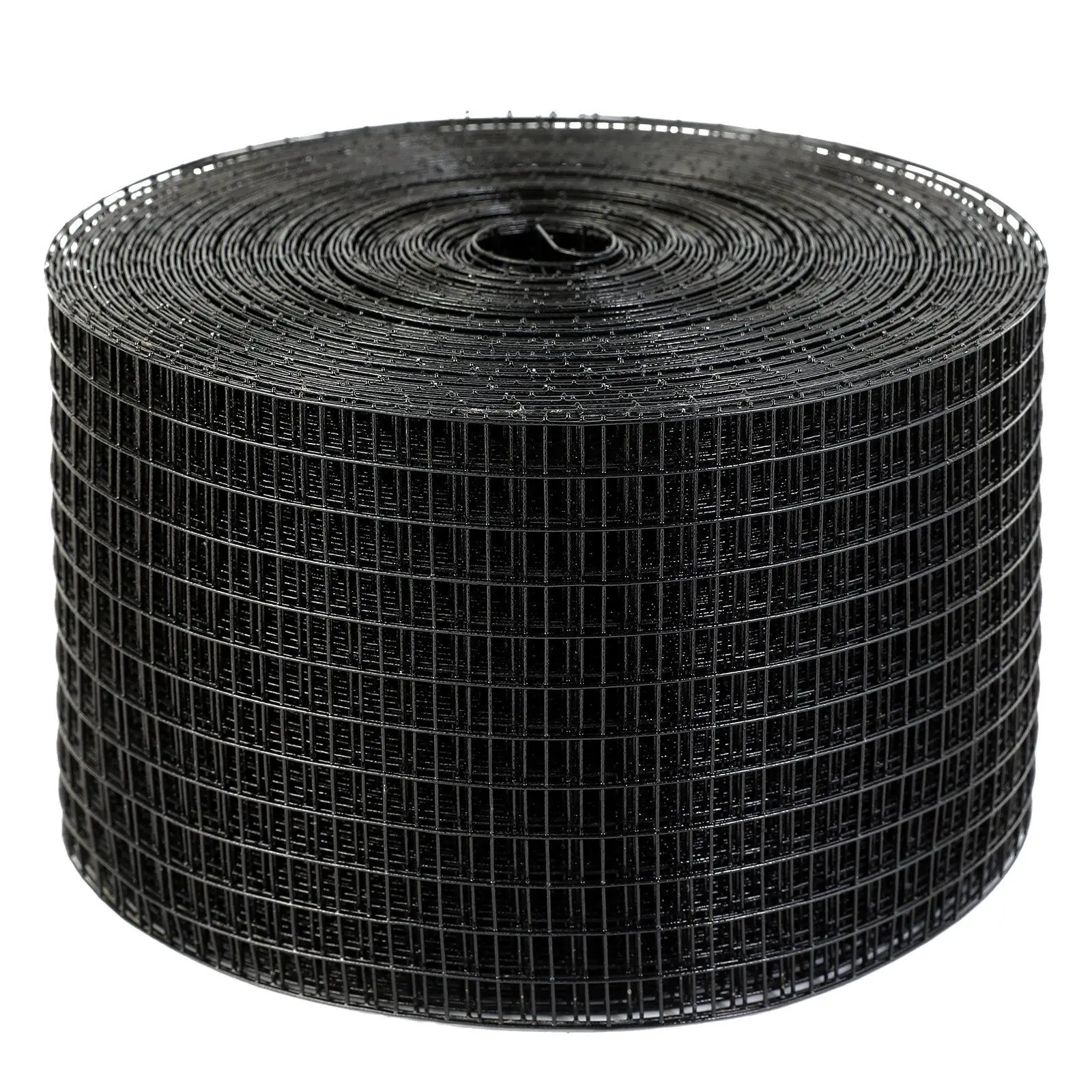 مجموعة أدوات حماية كريتر سوداء، لوحة شمسية مقاس 8 بوصة × 100 قدم، 100 قطعة من السحابات المصنوعة من الفولاذ المقاوم للصدأ مع طلاء PVC مقاوم للصدأ