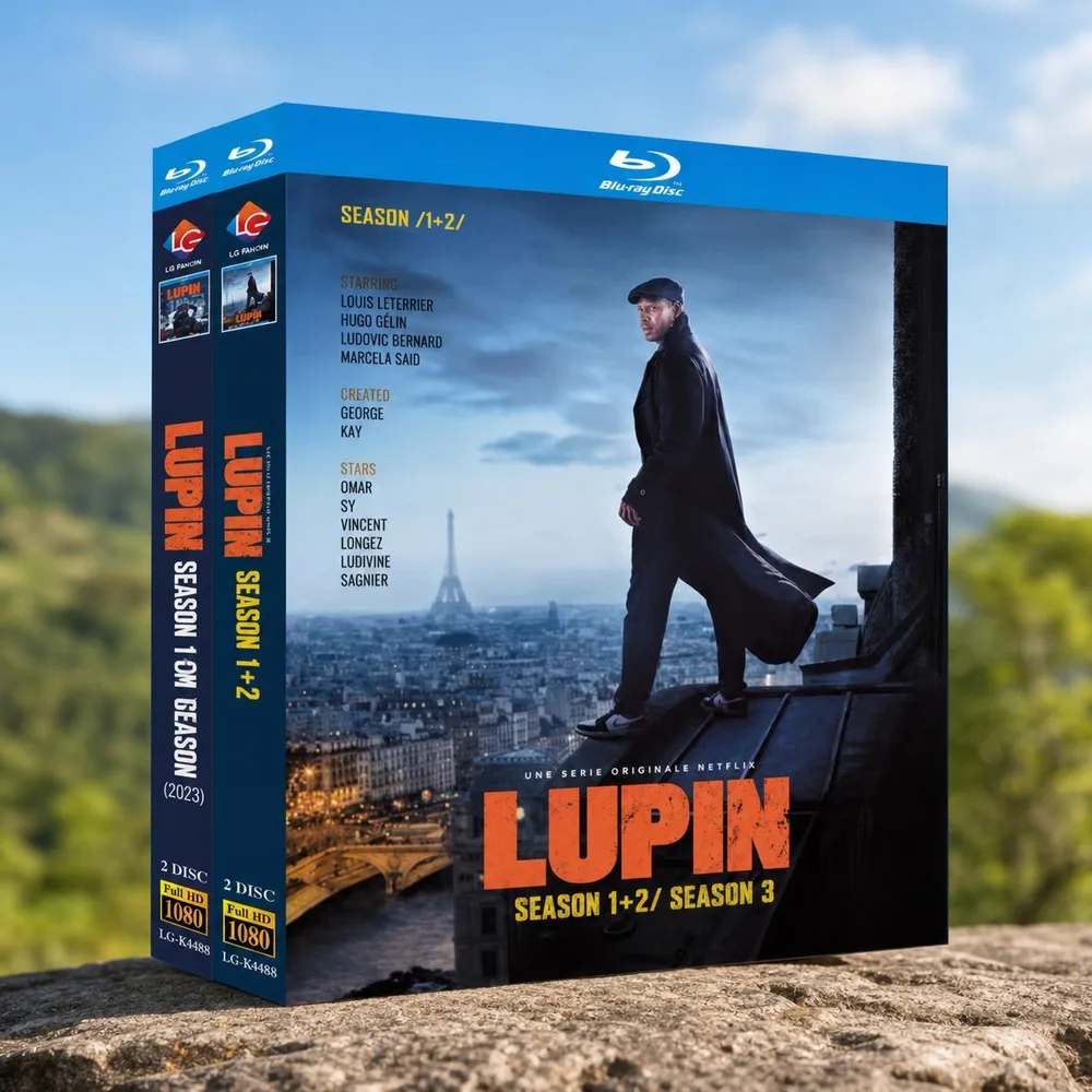 Arsène Lupin Seasons 1–3 Blu-ray High Definition French Series BD Box Set with Chinese English Traditional Chinese Subtitles