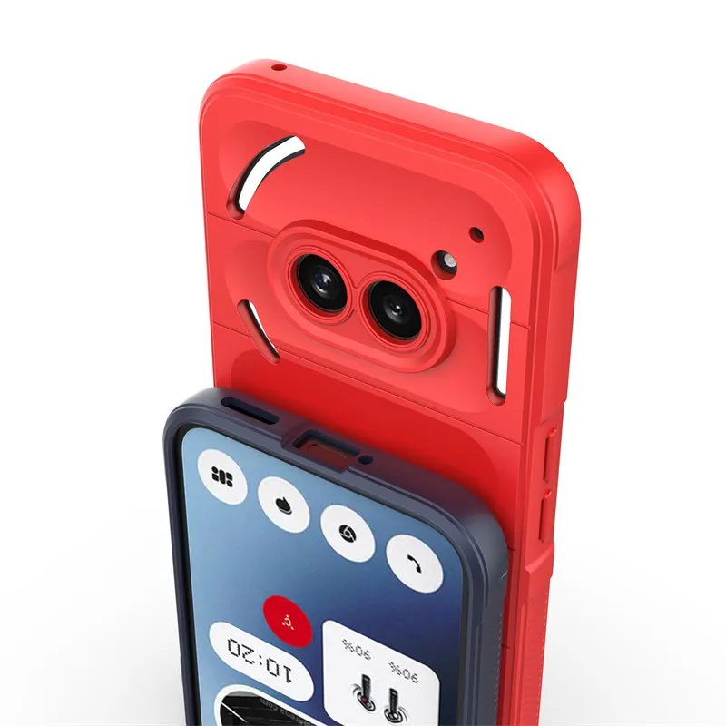 For Nothing Phone 2a Case Nothing Phone 2a Cover Original Silicone Shockproof TPU Protective Phone Back Cover Nothing Phone 2a