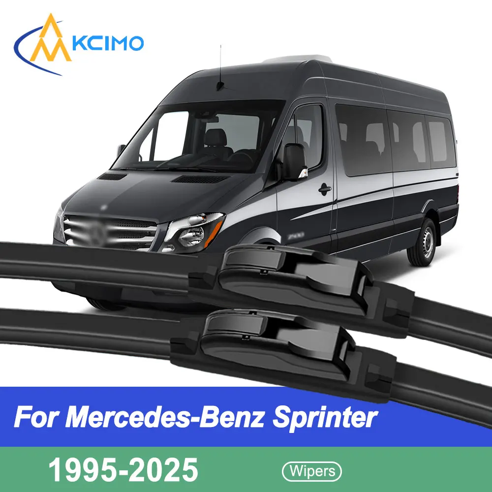 

2pcs Quiet Beam Wiper Blades for Mercedes-Benz Sprinter 1995-2025 Silent Windshield Wipers with Quick Installation