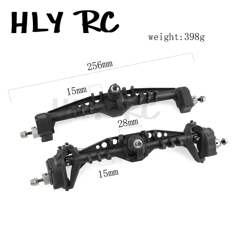 Front and Rear Plastic Currie F9 Portal Axle Complete for Axial Capra UTB10 1.9 UTB 1/10 RC Crawler Car Upgrade Parts