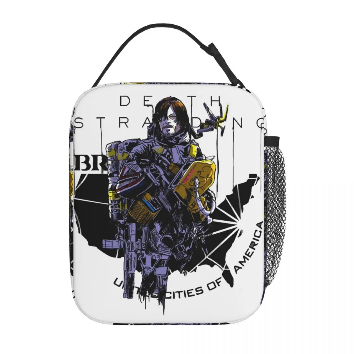 

Sam Porter Death Stranding Insulated Lunch Bags Cooler Bag Meal Container High Capacity Lunch Box Tote Girl Boy School Travel