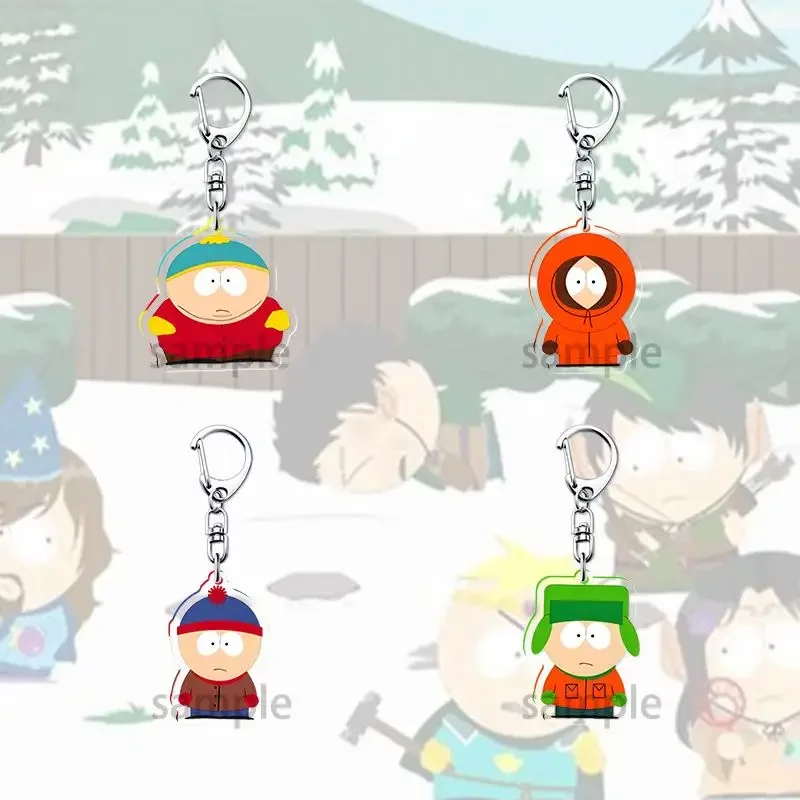 South Park Kyle Kenny Cartman Stan Keychain Phone keychain charm accessories