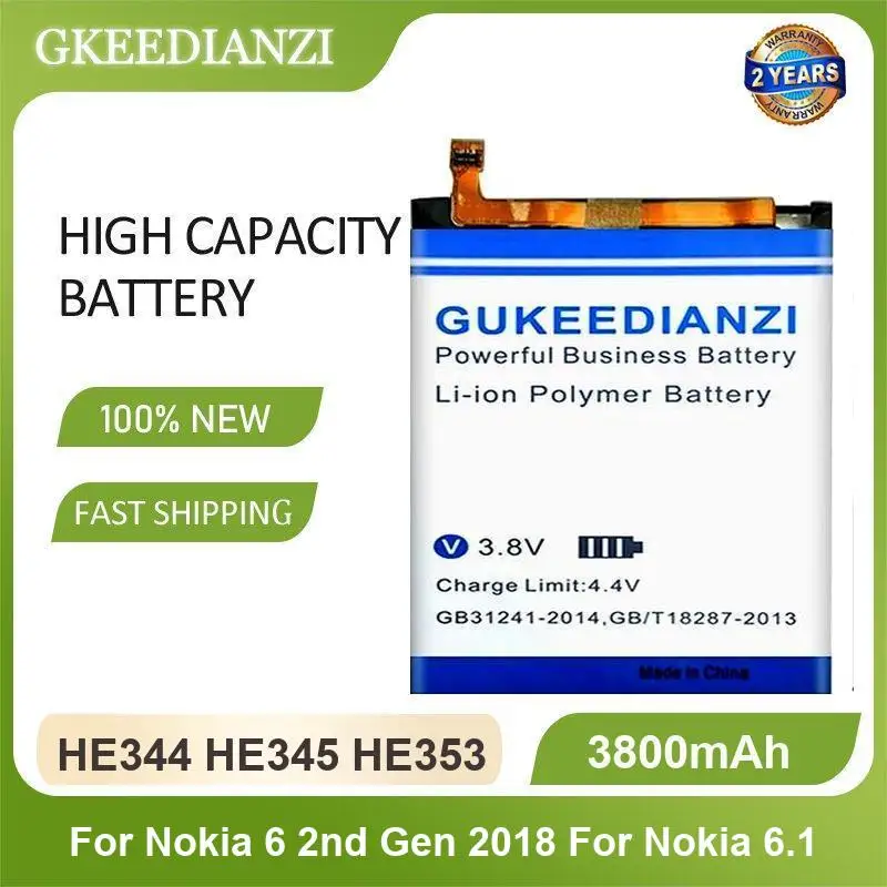 

Battery For Nokia Banana 2060 3060 5250 C5-03 8110 4G C1 2nd Edition TA-1380 808 PureView 7.2 8.1 X7 TA-1131 TA-1119 TA-1128 6