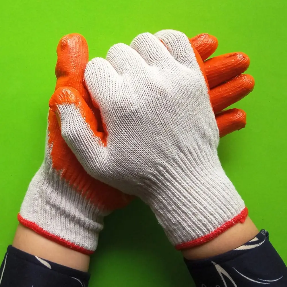 12pairs قفازات تأمين العمل المقاومة للاهتراء تنفس قبضة ممتازة قفازات النتريل قفازات واقية مرنة غير قابلة للانزلاق #5