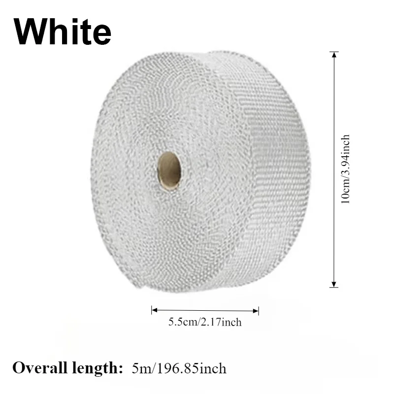 High Temperature Resistant Banana Cloth Wrap, Heat Insulation Banana Belt, Durable Auto Exhaust Pipe Modification Supplies