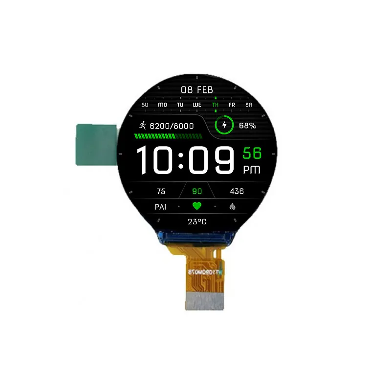 1.09 Inch TFT LCD Color Round Screen 240×240 SPl Interface lPS Screen For Watch Knob Screen