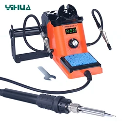 YIHUA 926LED III 60W 110W Electric Soldering Iron Digital Temperature Adjustable High Power Station With 2 Welding Helping Hands