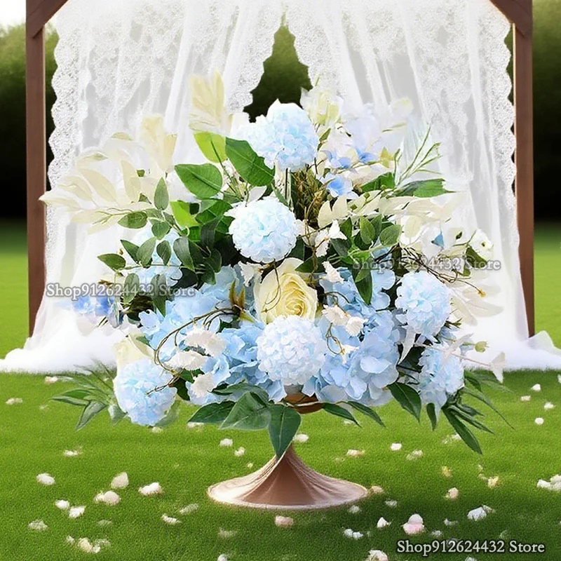 

80 см разноцветный искусственный розовый шар дорожное руководство цветок домашний подсвечник свадебное украшение стол цветок сценическое украшение