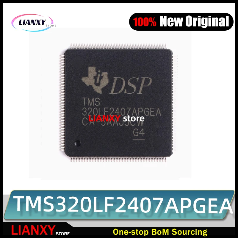 5 pièces TMS320LF2407APGEA TMS320LF2407APGE TMS320LF2407 TMS320LF IC MCU Chip LQFP-144