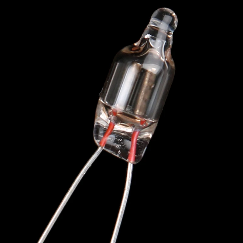 20Pcs Neon Indicator Light Red Signs 5mm Neon Lamp Glow 5X13mm 220v Neon Indicator Bulbs Switch Button Bulbs