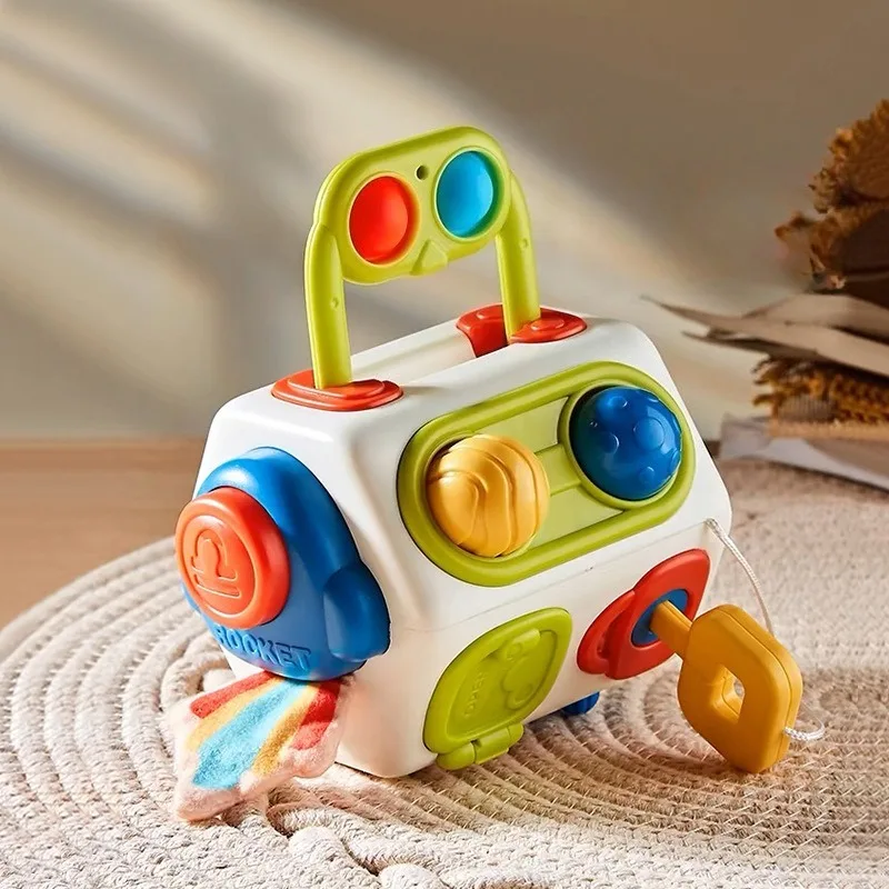 

Kids toys Rubik's cube octahedron busy board hand grasping ball baby baby montessori early education puzzle 0 to 1 years old