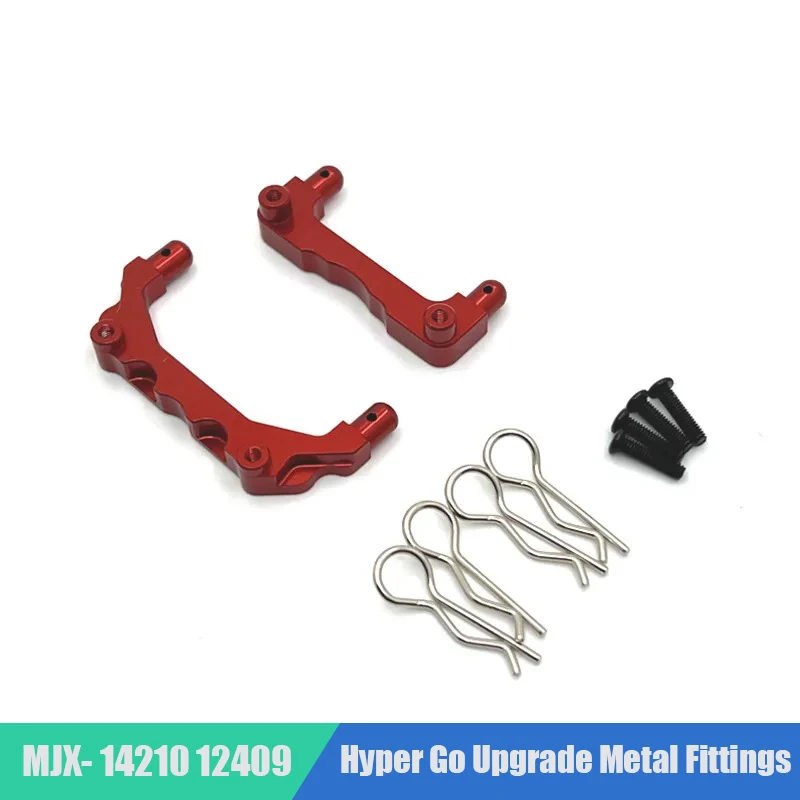 Mjx-piezas De Metal Para Coche A Control Remoto 14210 14209 RC, Barra De Dirección De Brazo Oscilante, Hacia Arriba Y Hacia Abajo