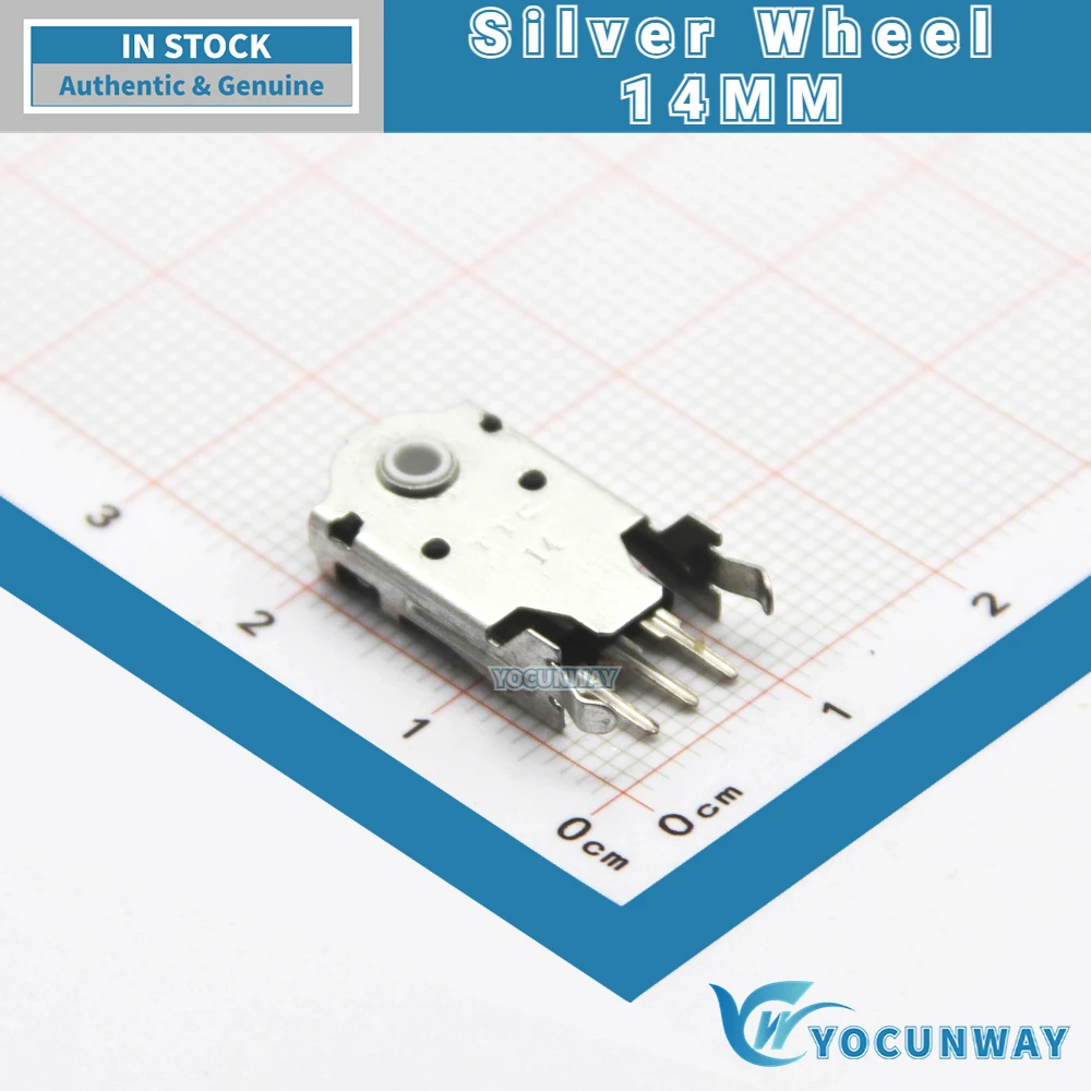 5Pcs-100PCS New Original TTC 8 9 10 11 14mm Rotary Mouse Scroll Silver Wheel Encoder 24 Million Force Core Repair Wholesale