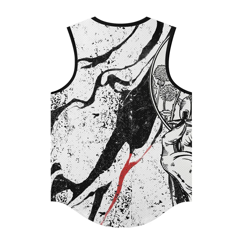 National Tide Street Style Summer Men's Sports Casual Vest Trend Niche Design Sense Everything T-shirt Relaxed Breathable Vest