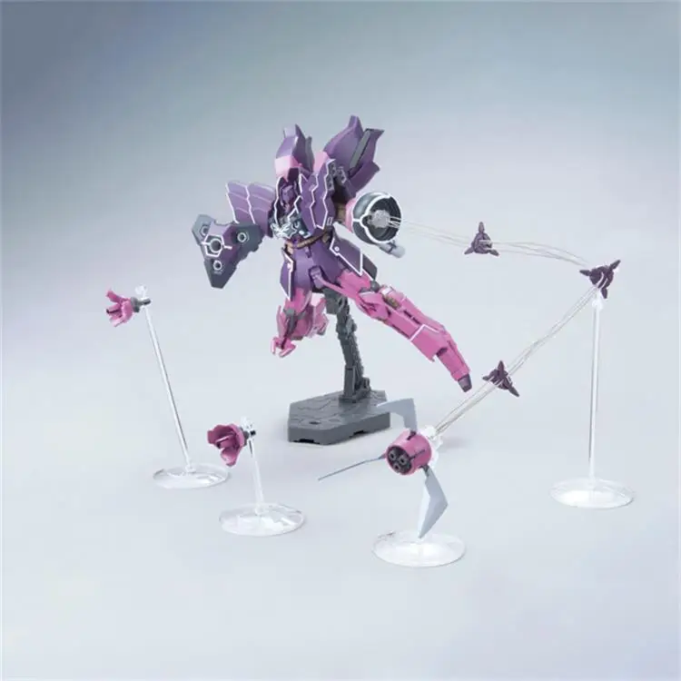 오리지널 반다이 Hguc 1/144 로즈 줄루 Ep7 건담 조립 모델 장난감 수집품 애니메이션 액션 피규어 모델 장난감 장식품 선물