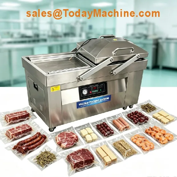 Factory Sale Single Chamber Vacuum Sealer Fast Sealing Fresh Keeping Stainless Steel Industrial Household Vacuum Sealer Machine