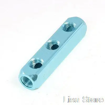 

1/4" BSP Thread Single Line Air Splitter Manifold Block for Hose Coupler