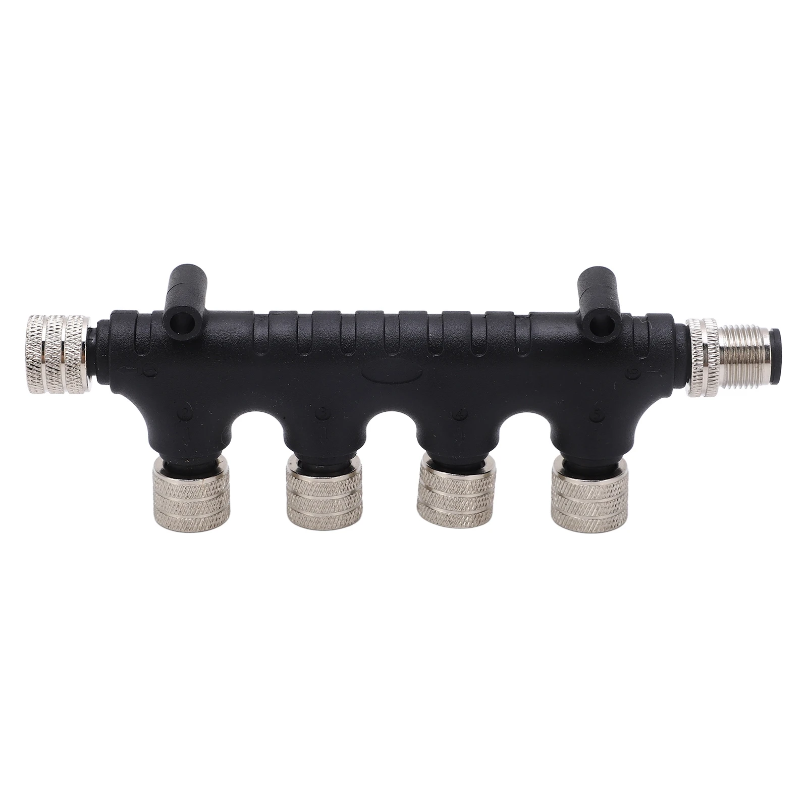 

NMEA 2000 T Connector 5 Pin - 4-Port M12 Metal Nut IP67 Waterproof Backbone Drop Connector, Marine Boat Accessory