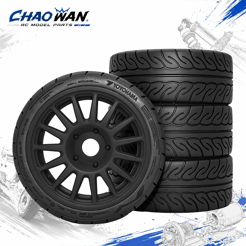 4pcs 103mm 1/7 1/8 RC Rally Off-Road Buggy Tires Wheel 17mm Hex for ARRMA Traxxas Redcat Team Losi Kyosho HPI WR8 HSP RC Car