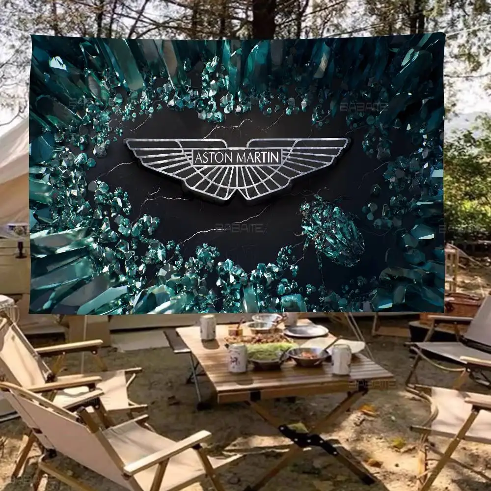 A-ASTON M-MARTINS High End Quality Banner Printing Artistic Atmosphere Style Camping Flag