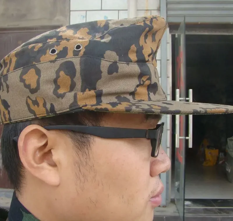 الاستنساخ الألماني أوكليف قبعة عسكرية كامو ذات وجهين