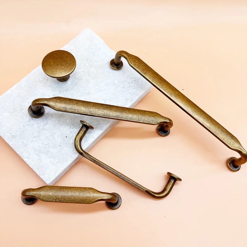 Antique Arch Cabinet Pull Modern Drawer Handles Vintage Home Improvement Retro Furniture Handles Kitchen Cabinet Storage Handles