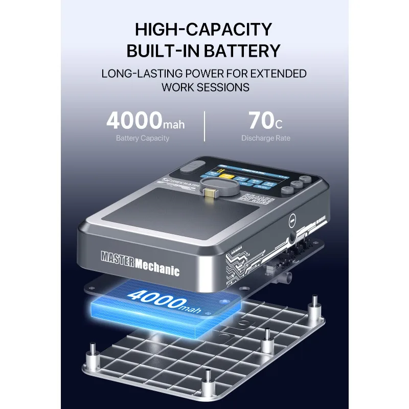 

Портативный аппарат для точечной сварки Mechanic PN360, микросварочный аппарат для ремонта гибких шлейфов аккумуляторов мобильных телефонов, инструмент-ручка