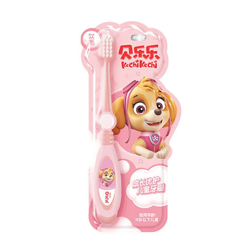 Genuine Paw Patrol Kids Toothbrush Chase Skye Puppy Rescue Cartoon Printed Daily Use Soft Bristles Children Toy Toothbrush Gifts