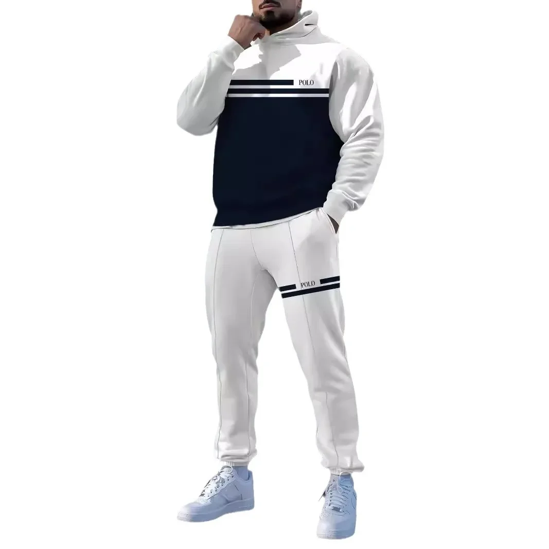 2024 New Trend Casual Loose Hat Sweater Men\'s Suit Tech Fleece Clothing  Sweatpants  Suits for Tracksuit Hoodies
