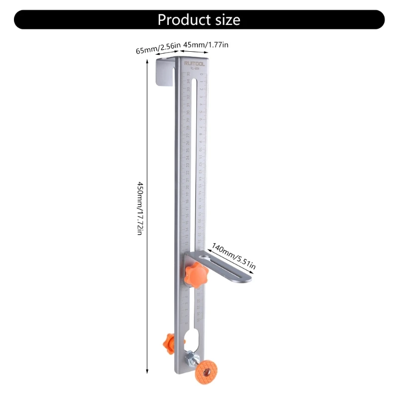 MultiFunctional Leveling Wall Bracket, Carbon Steel, Large Height Ranges Adjustability Leveling Support Bracket